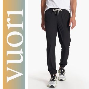 VUORI Kore Jogger Men's Lined Athletic Joggers in Black Size M